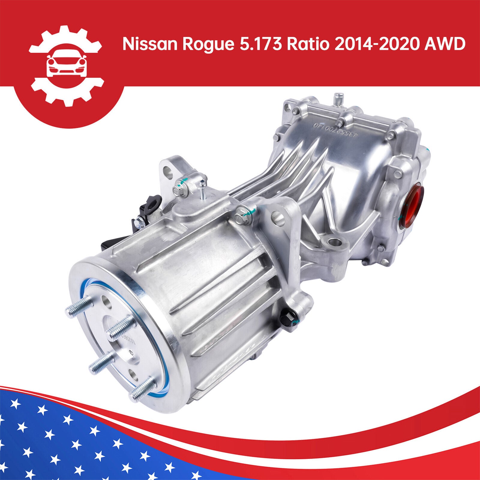 Bracket/Differential Rear AWD for Nissan Rogue 14-20 5.173 vs 24027-7FV0A Q