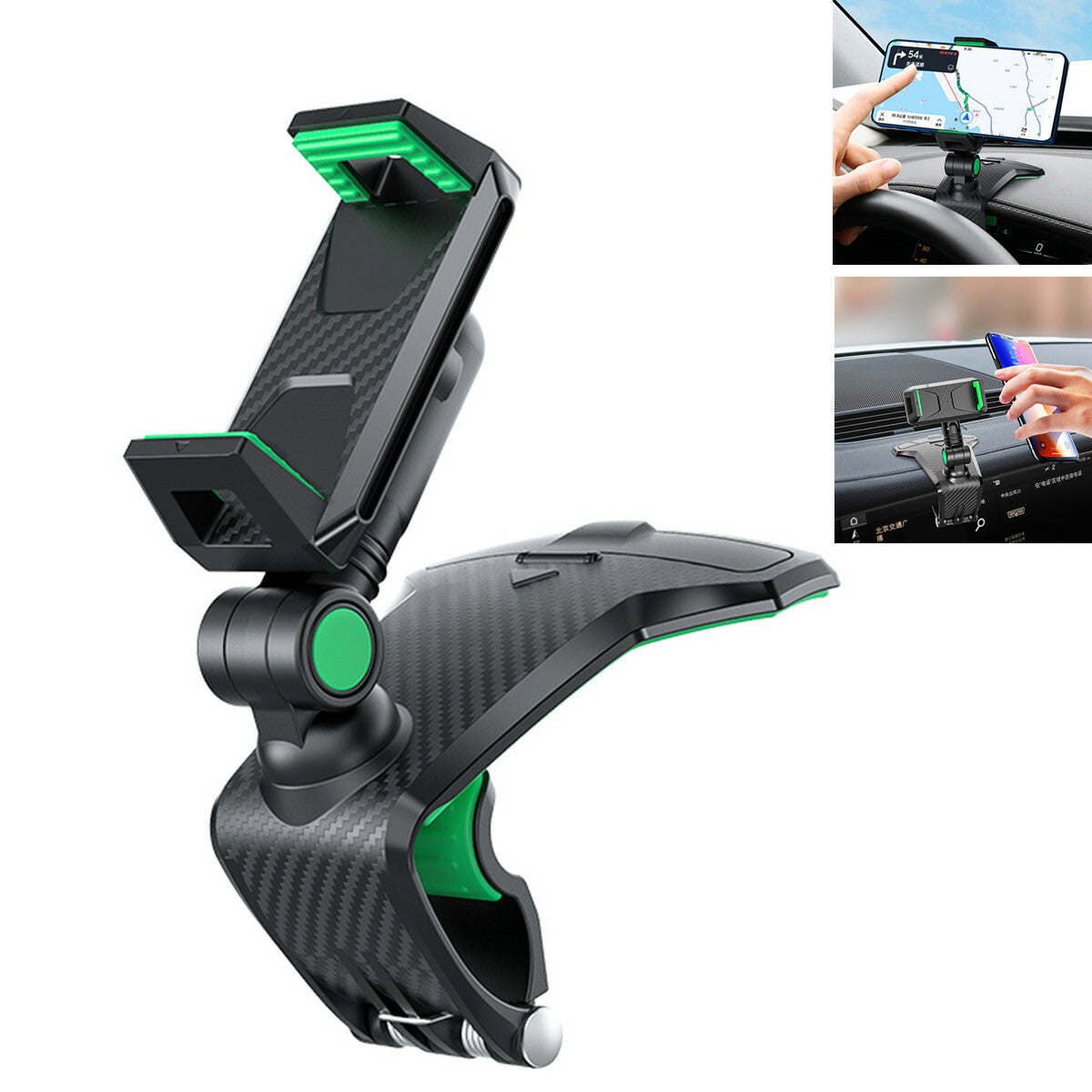360¡ã In-Car Phone Mount Holder Fit For Cell Phone Samsung Galaxy Apple iPhone