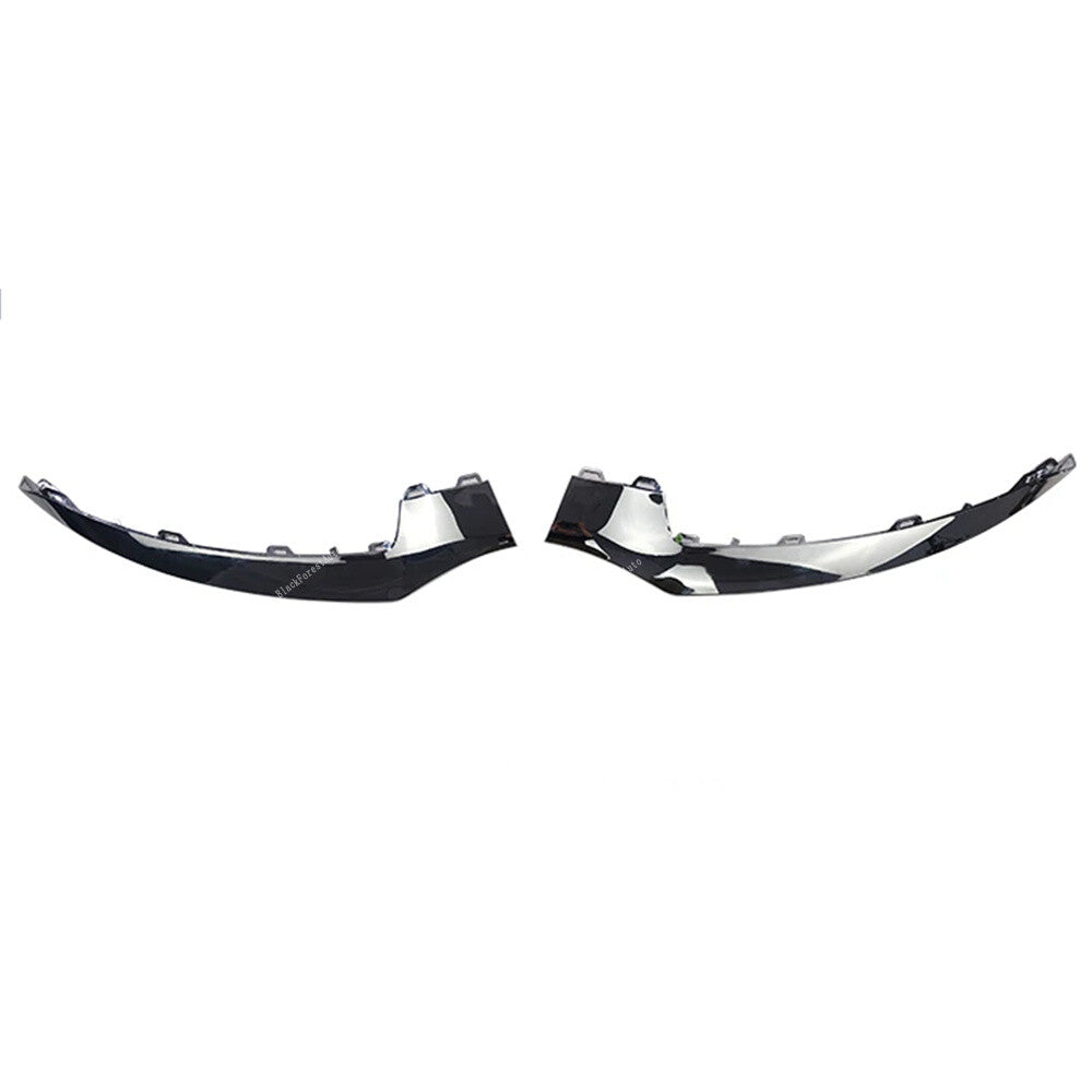 2pcs Fit for Mercedes W207 Front Bumper Right+Left Side lower Chrome Molding