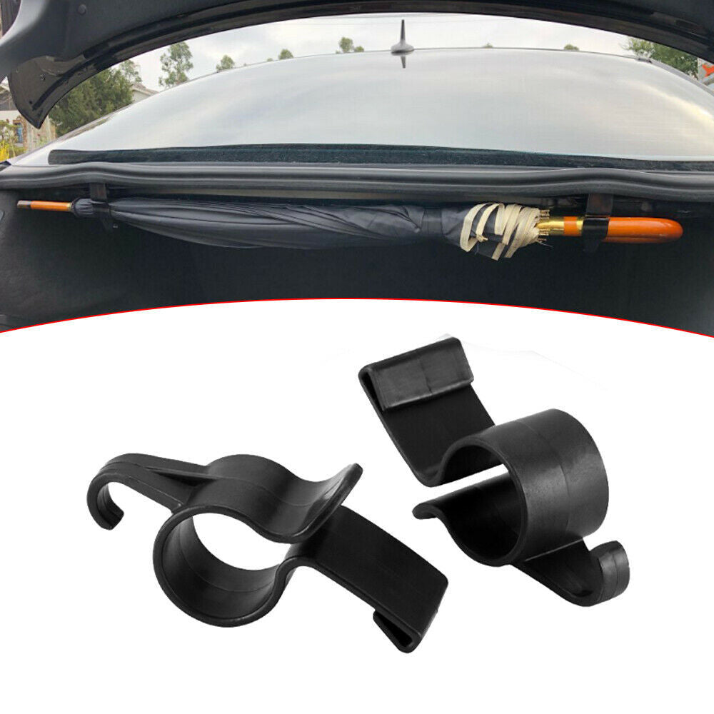 2x trunk umbrella hook holder hanger clip universal car accessories