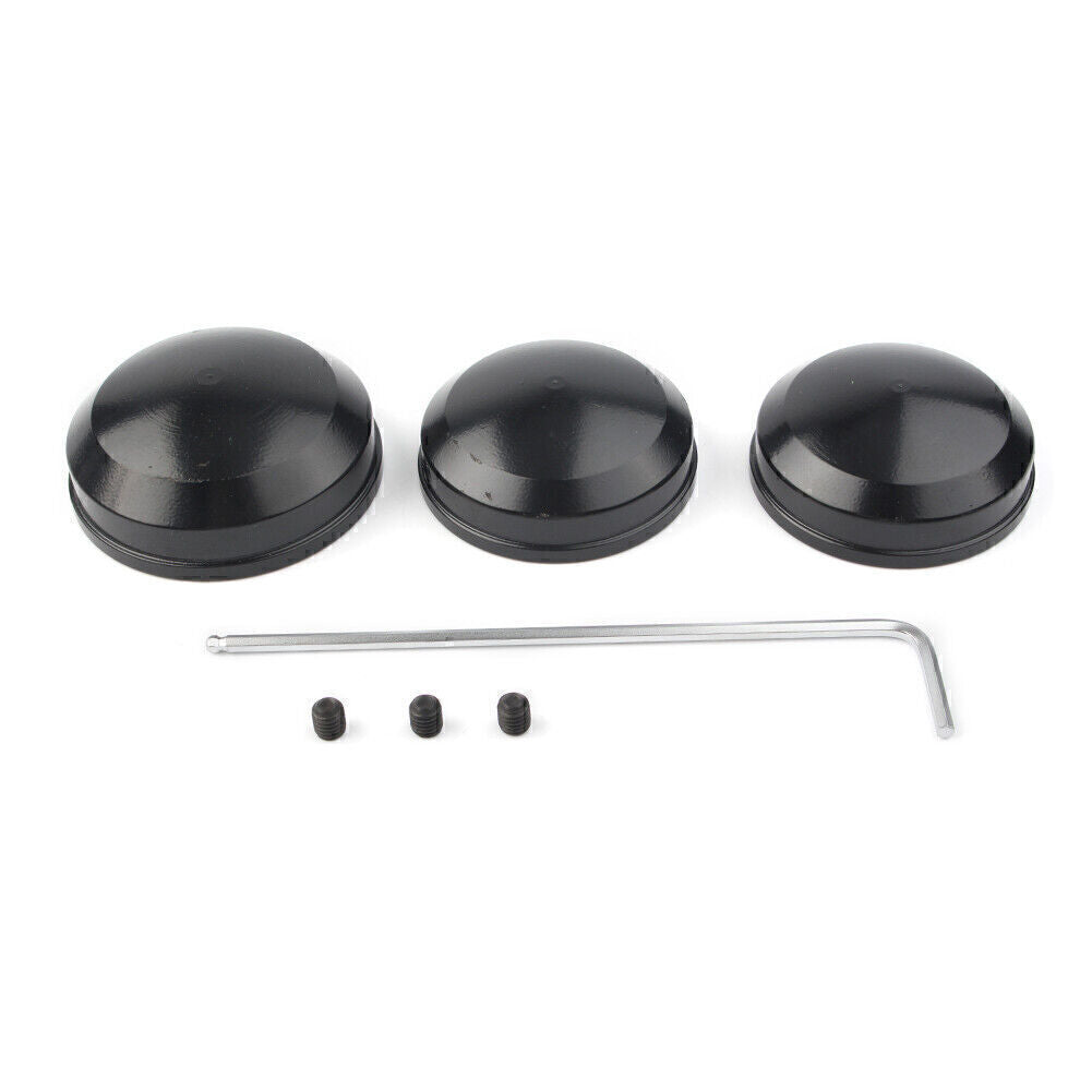 Motorcycle Upper Fork Stem Nut Covers kit Fit for Harley 86-17 FLSTC FLSTF FXD Q