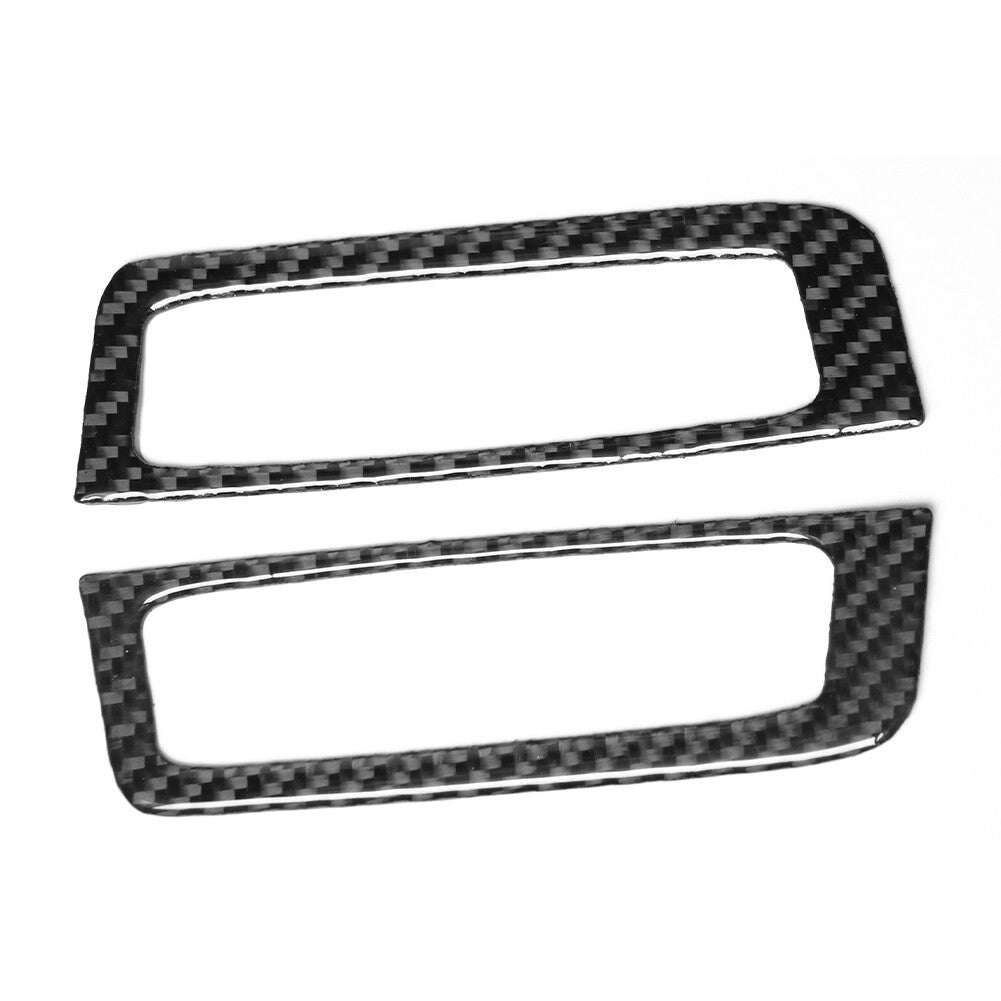 Carbon Fiber Rear Door Panel Cover Trim for Land Rover Discovery Sport 2015-2019 v