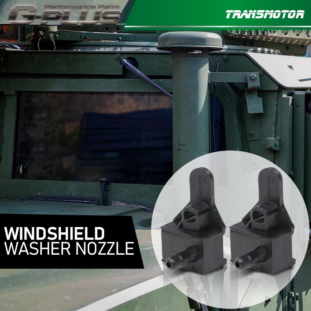 Windshield washer nozzle fits HUMVEE HMMWVM998 M1123 M1151 M1152 M1165 - v