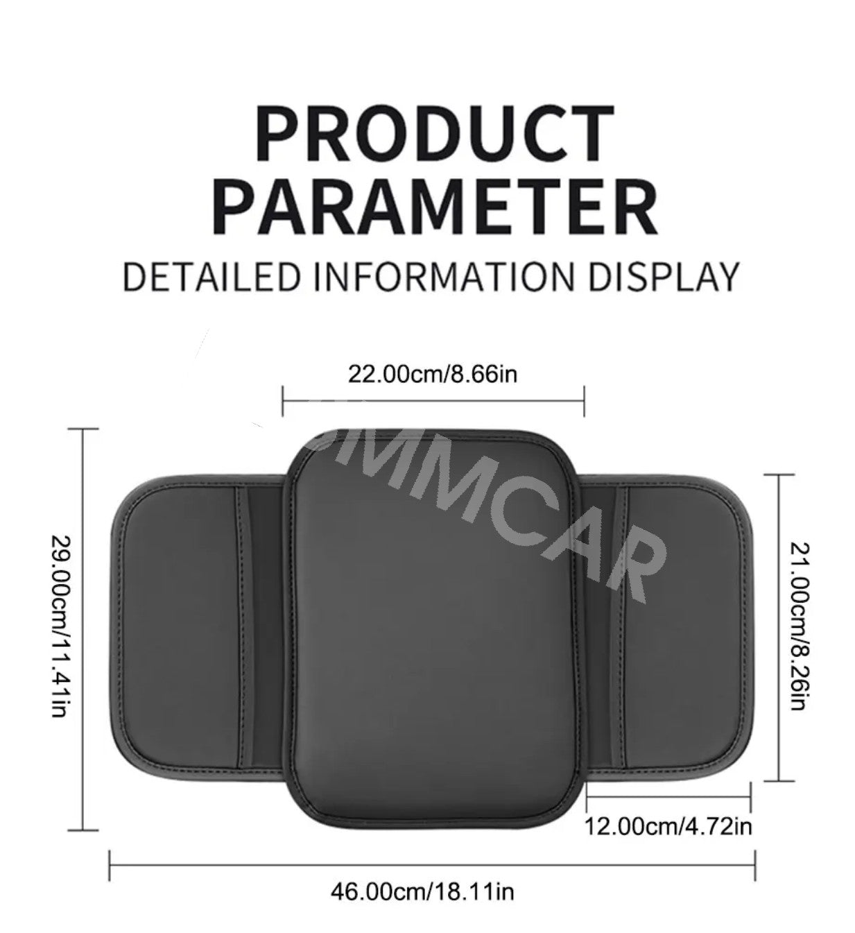Car Armrest Cushion Protector Anti-Scratch Center Console Box Pad Accessories