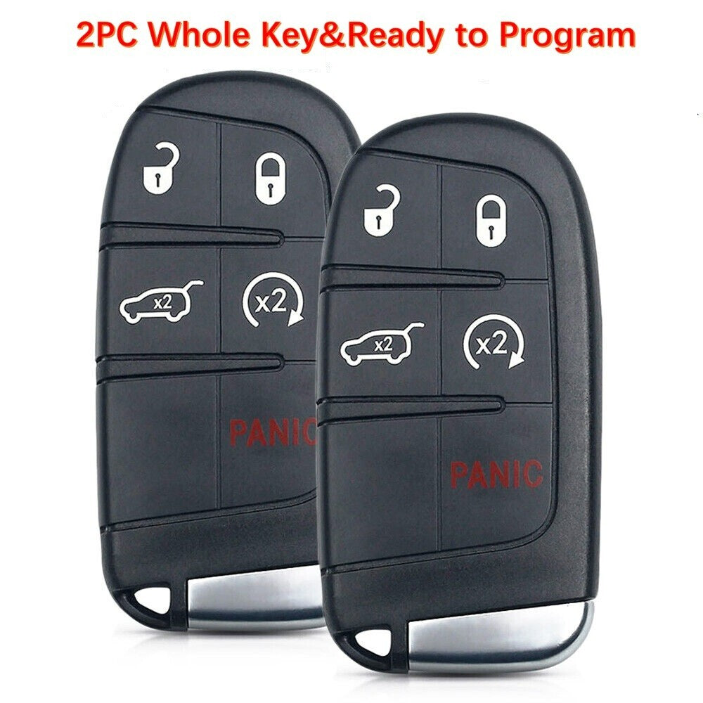 2. for Smart Remote Control Keychain for Grand Cherokee, for Dodge Durango (2015, 2016, 2017, 2019)