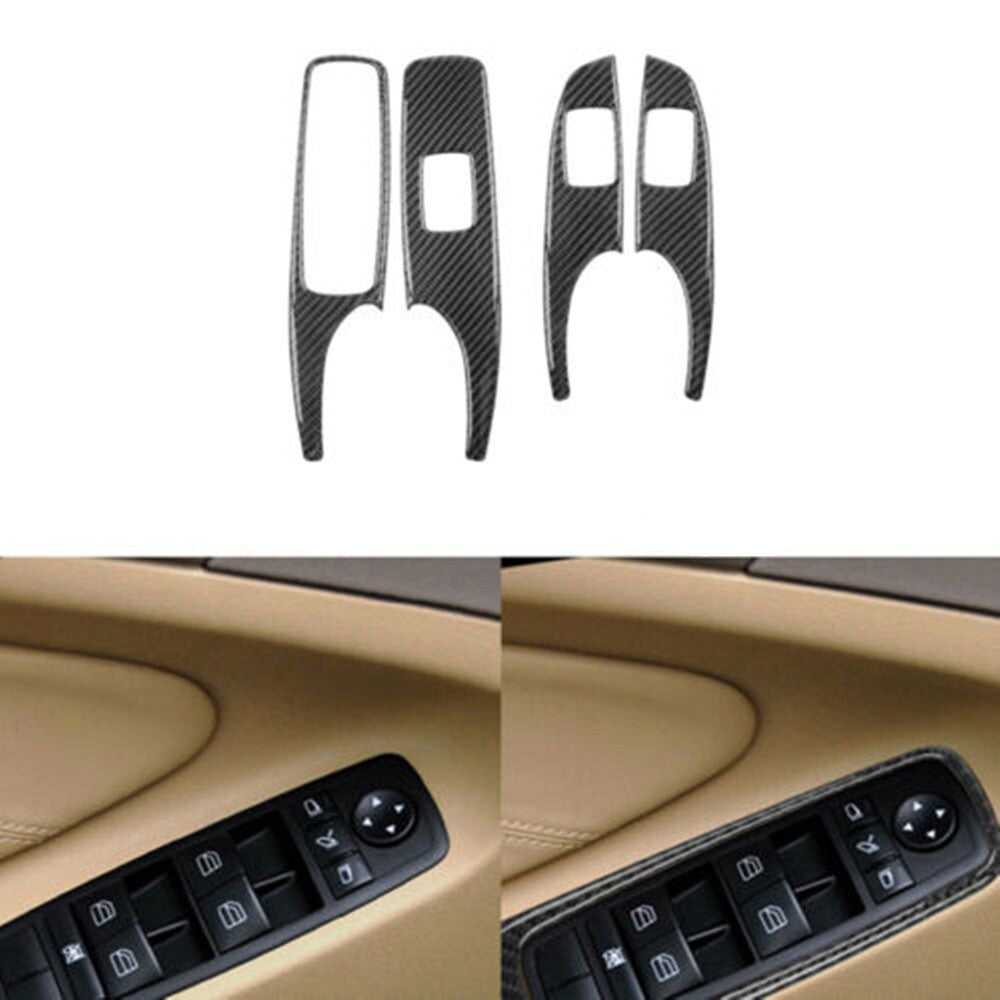 Gearbox Panel Trim Interior Carbon Fiber Sticker for Subaru Forester 2013-2018 v