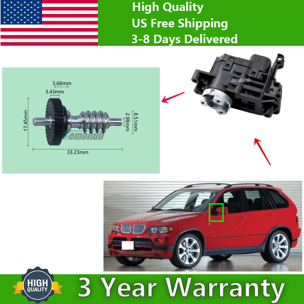 Side MIRROR FOLDING MOTOR Gear for 2011-2017 for BMW X3 F25 2013-2018 for BMW X5 F15 US