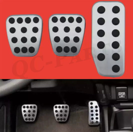 Suitable for 2009-2020 for Honda Fit manual pedal kit, gas brake clutch pedal pad cover kit. Q