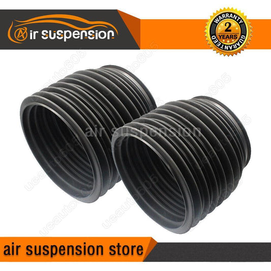 Pair Front Air Shock Absorber Dust Shock Boot Cover for Mercedes W212 W218 Strut