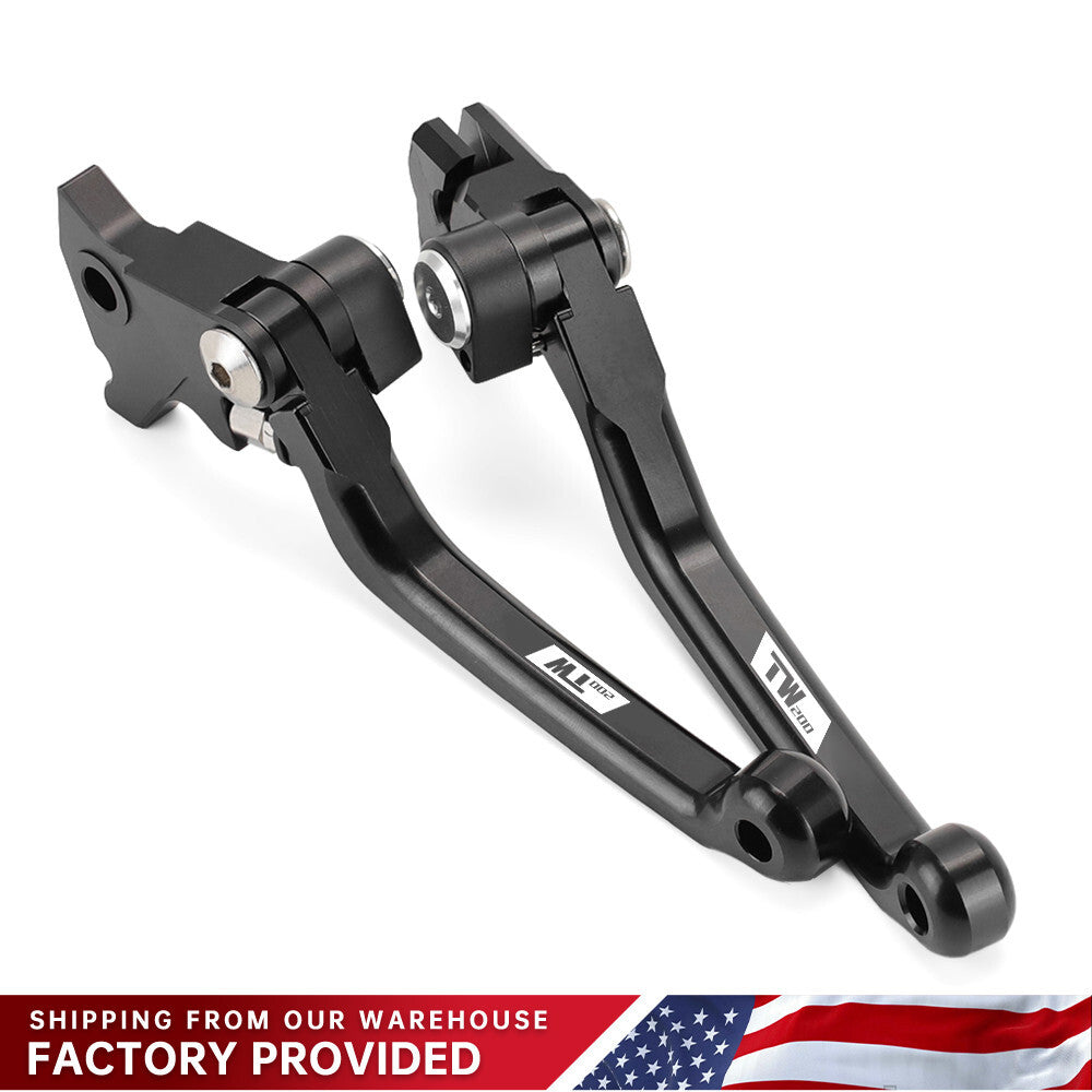 for YAMAHA TW 200 2001-2024 CNC Pivot Brake Clutch Levers TW LOGO TW200 2025 Q