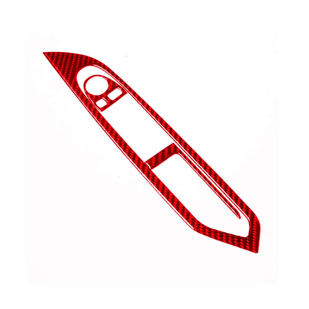 Red Carbon Fiber Center Speed Radio Control Trim Cover for MINI Cooper 2007-2011 v