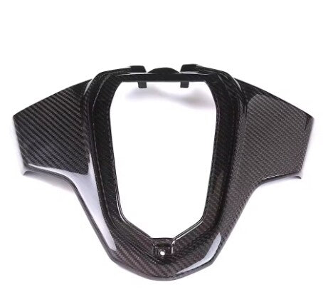 Carbon fiber rear for seat cover for aerodynamic passenger fitment for BMW S1000RR and M1000R 2023/2024.
