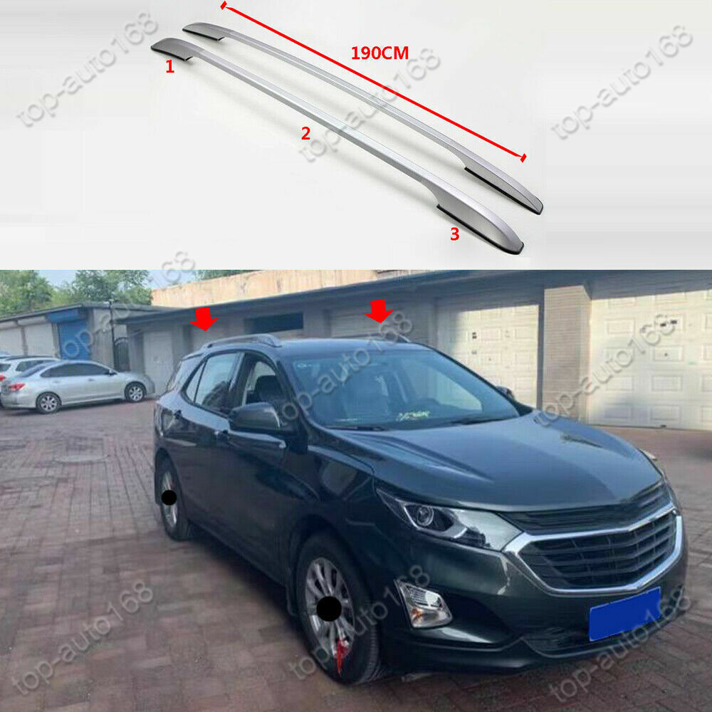 Decorative Silver Roof Rack Rails Bars 6pcs/set for Chevrolet Equinox 2018-20