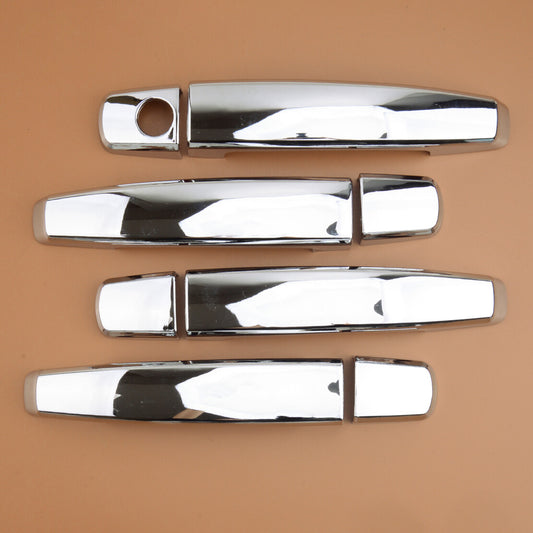 for CHRome Silver Door Handle Cover Trim Decor Fit for for Cadillac SRX 2010-2016 v