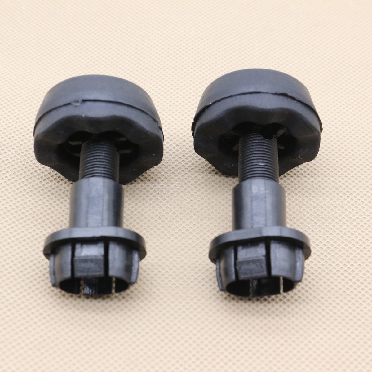 2-Piece Rubber Bumper Cover Pad CV6Z-16758-A for Ford Focus Escape Edge C-Max
