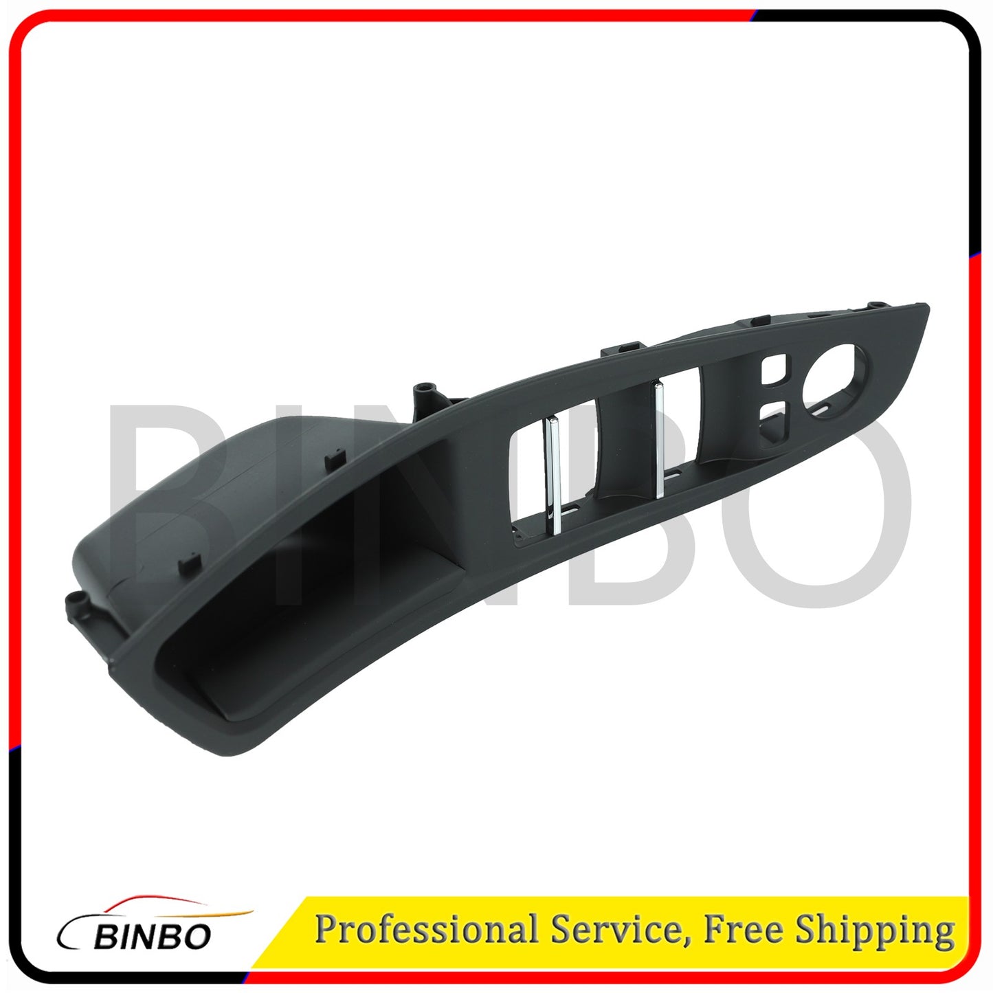 for BMW 520i 528i Black Driver Door Left Pull Handle Window Switch Cover Trim Q
