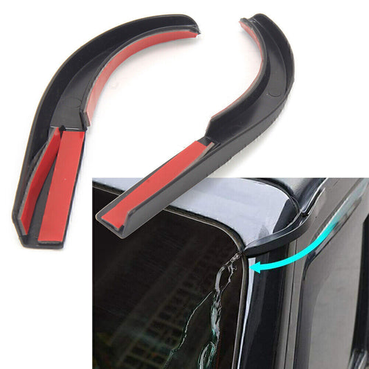 2x Car Water Rain Gutter Extension Cover for Jeep for Wrangler JK 2007-2017