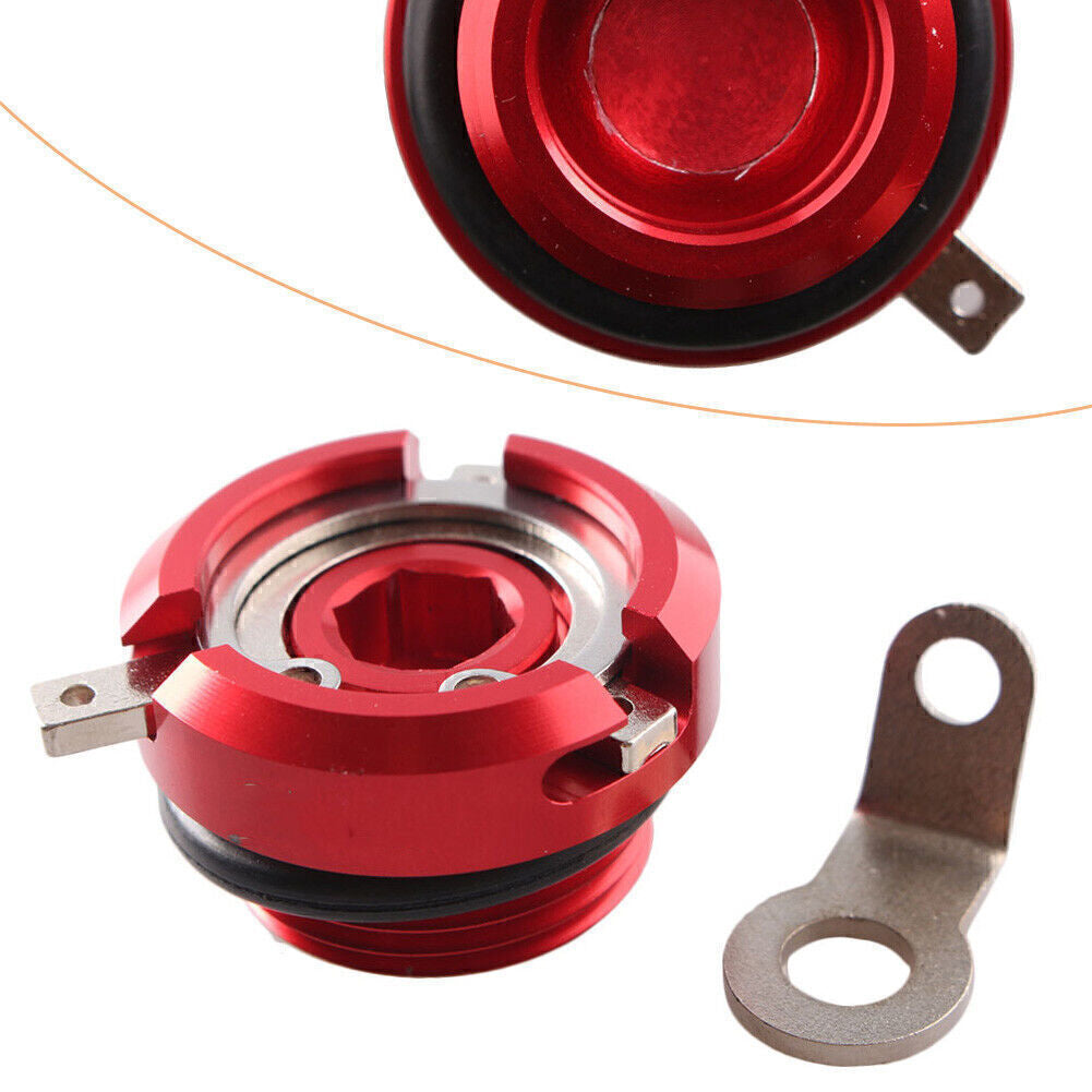 Oil Filler Cap Set for Ducati 748 1994-2004 & 620 Sport 2003-2006 Red Q