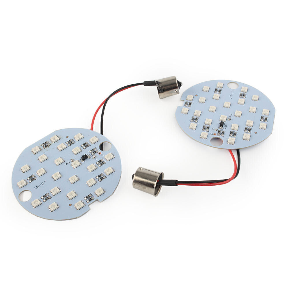 Red Turn Signal/Daytime Running Panel Light Fit for Harley 1156 BA15d