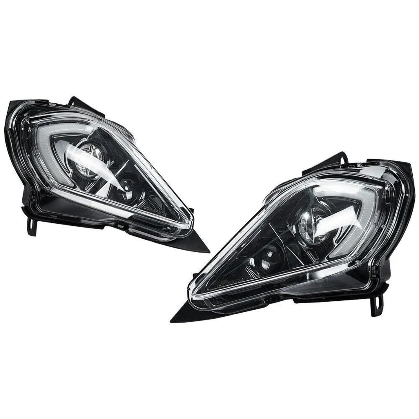 1Pair LED Headlights Replacement for YAMAHA 700 YFZ Wolverine 2006-2024
