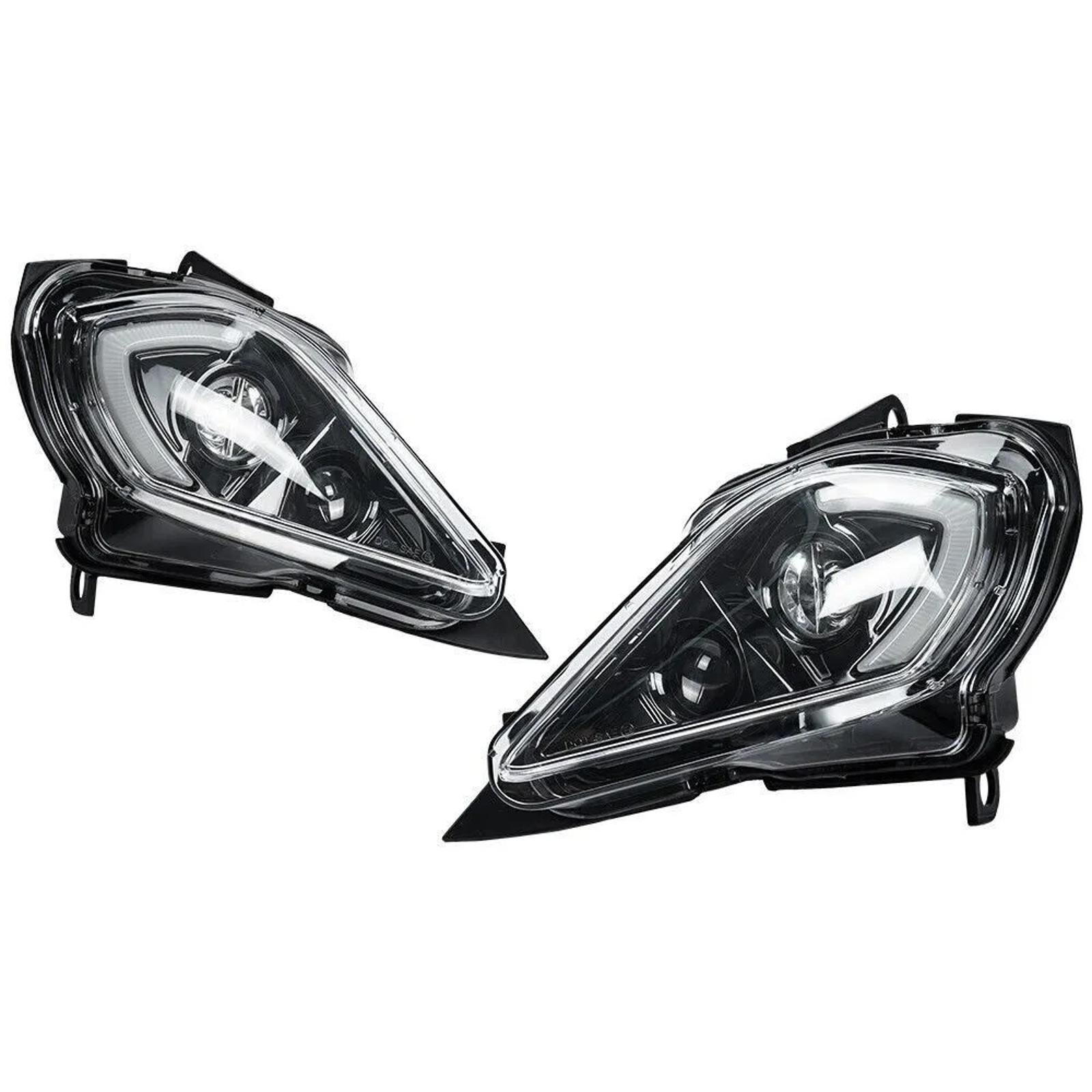 1Pair LED Headlights Replacement for YAMAHA 700 YFZ Wolverine 2006-2024