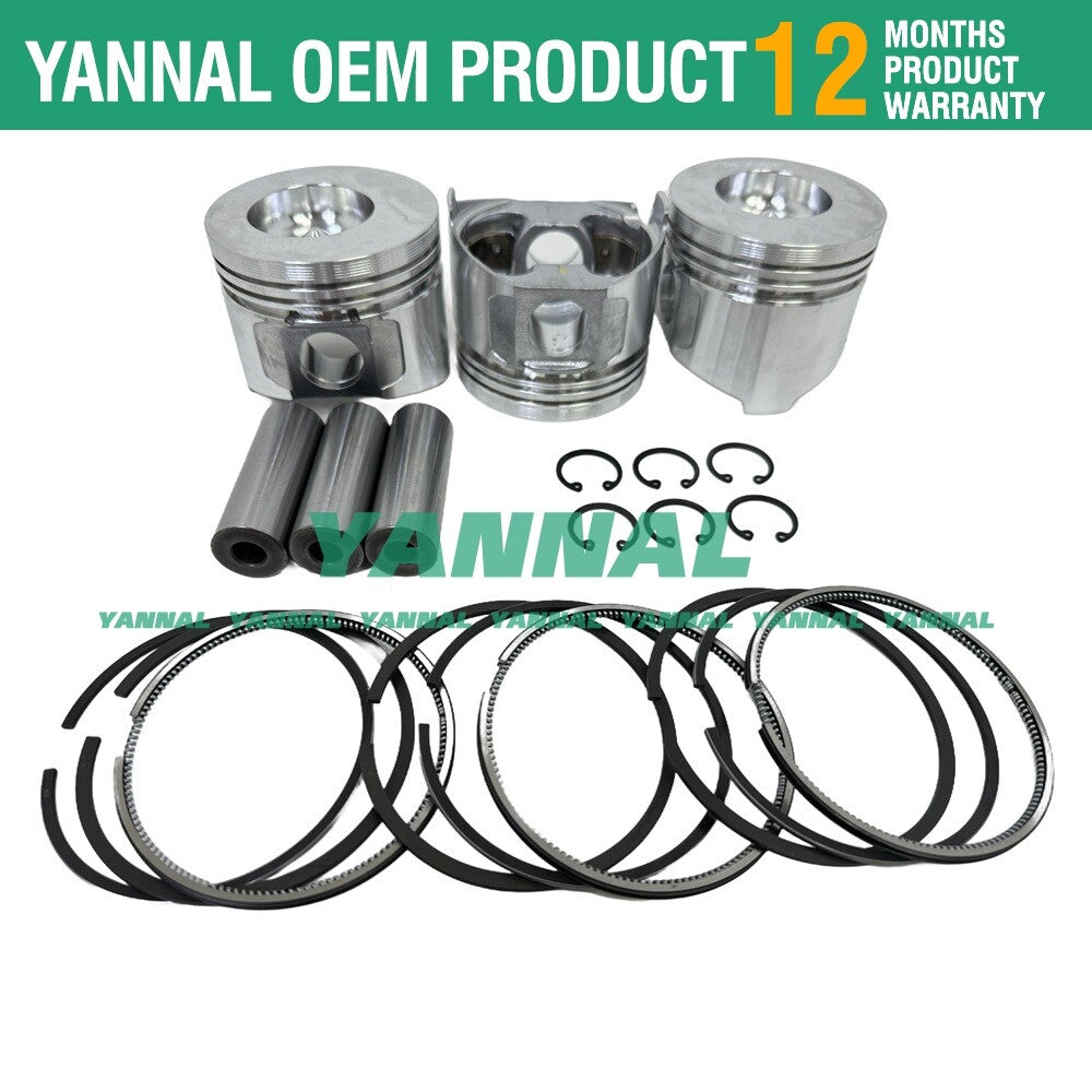 Brand new 3TN78 piston ring kit for engine overhaul and rebuild kit - heavy rings