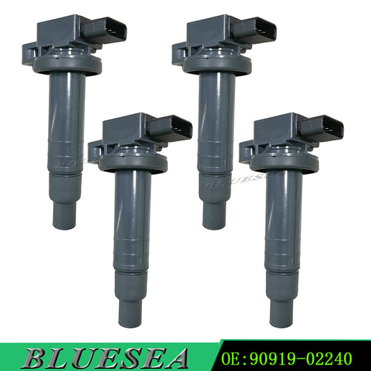 90919-02240 Set of 4 Ignition Coil for Toyota for Camry Echo Prius 1.5L C1304