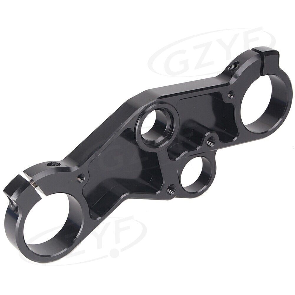 Black Upper Front Triple Tree End Top Clamp for Suzuki GSXR600 750 GSXR1000 Q