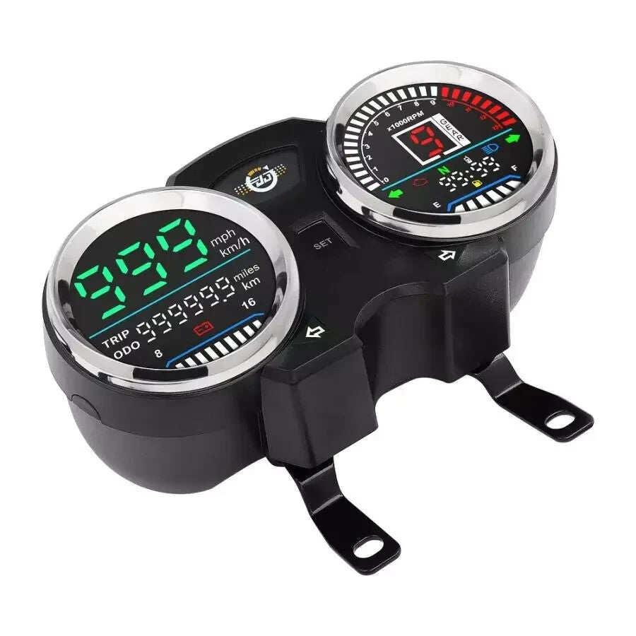 Motorcycle Speedometer Digital LED RPM Table 1-6Gear For GN125 GN150 125cc 150cc Q