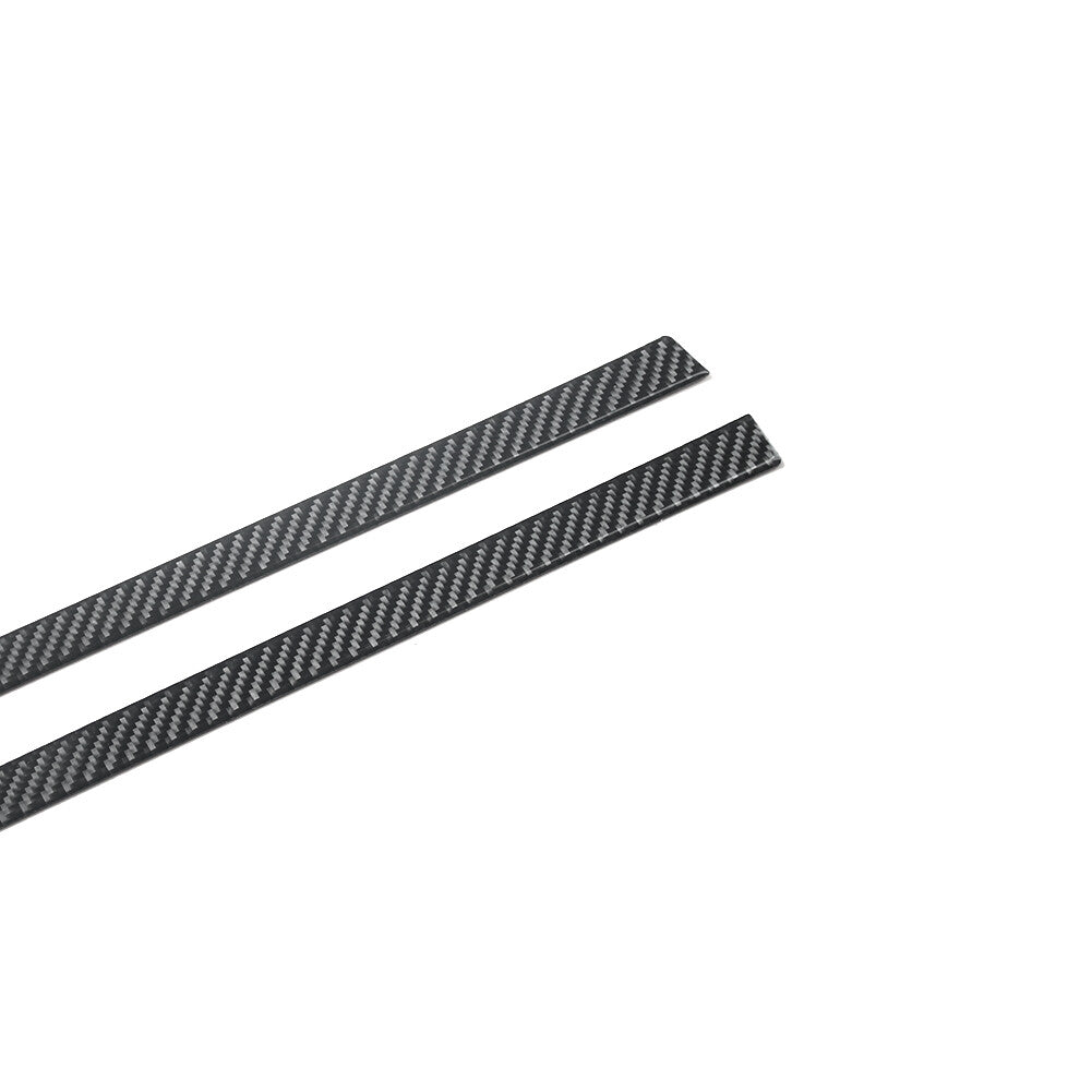 2X Red Carbon Fiber Turn Turn Signal Light Cover Trim For 718 2016-2022 v