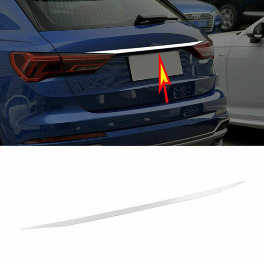 for Audi Q3 (F3) 2019-2021 Stainless Rear Trunk Tailgate Lid Cover Trim Strip