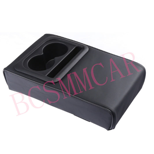 Black Armrest Pad Cover Center Console Box Cushion Protector Accessories For Car
