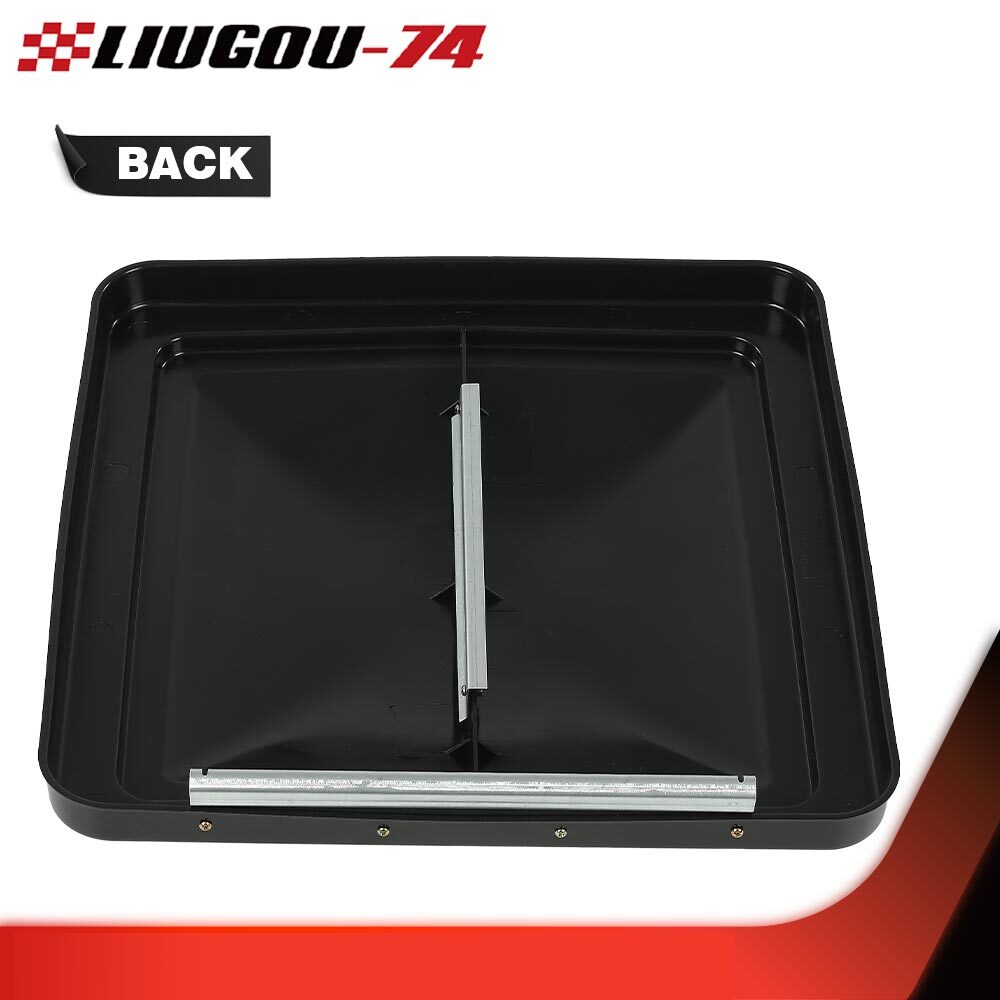 New Black 14-inch x 14-inch Replacement Roof Ventilation Cover for Campervans and Trailers Q
