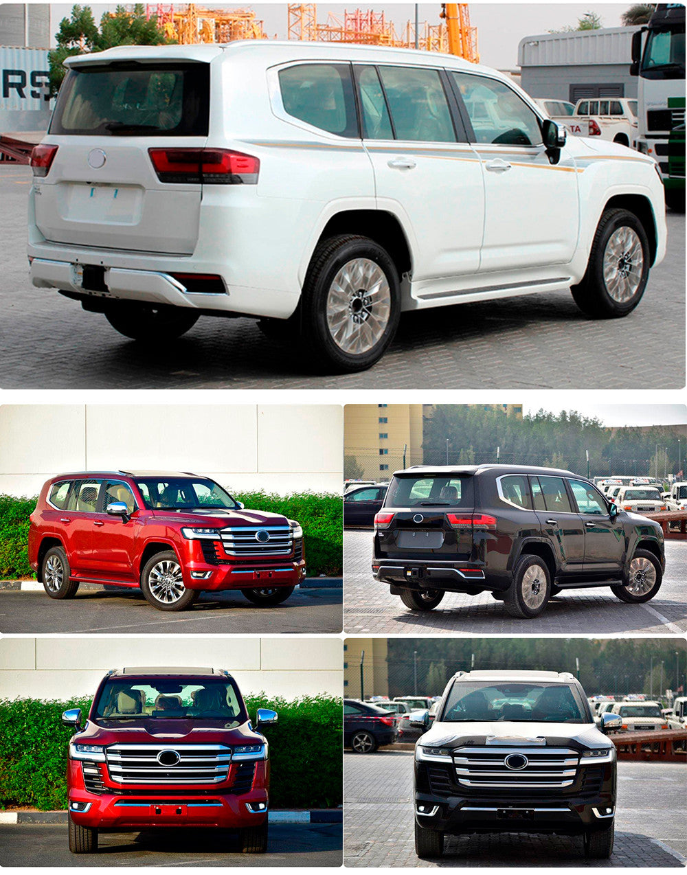 2022 Aluminium Alloy Car Roof Rack Side Rail for TOYOTA LANDCRUISER