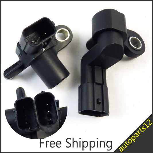 Set of 2 for Honda for Civic 1.7L Camshaft Crankshaft Cam Crank Position Sensor New Q