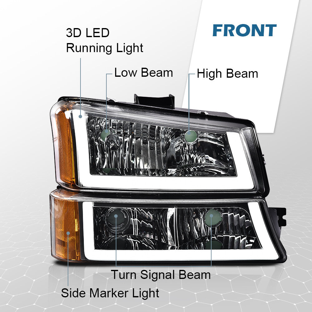2003 - 2006 Silveraso Assy LED DRL- v