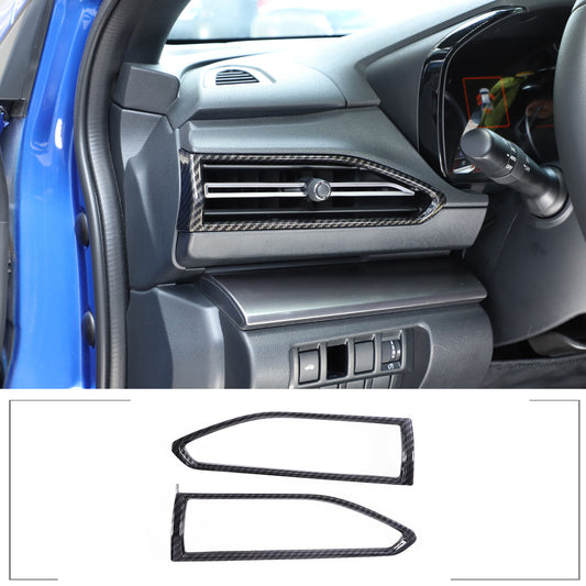2-Piece Mount Carbon Fiber Side Mirror Cap Trim for ML GL GLE GLS 13-19- v