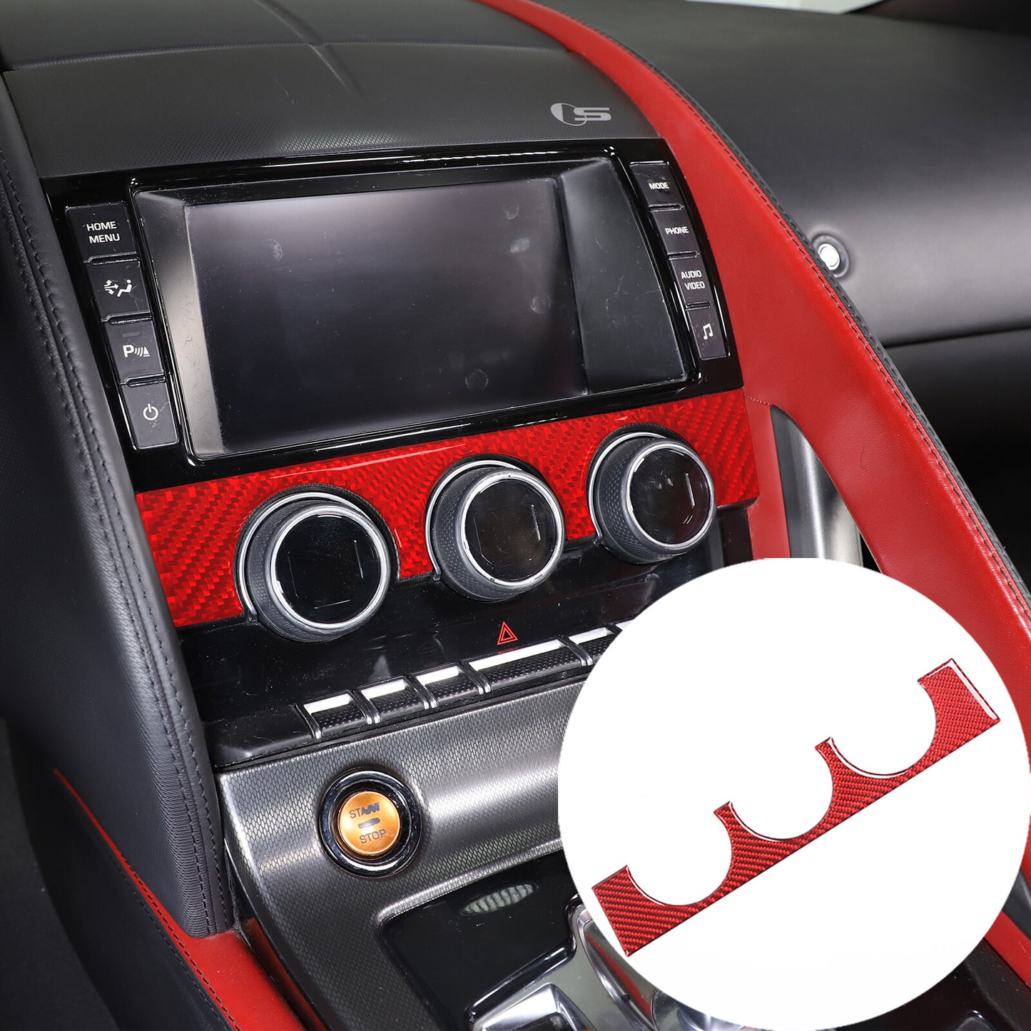 Matte Black ABS Fuel Tank Cap Trim for J Cruiser 2007-2022- v