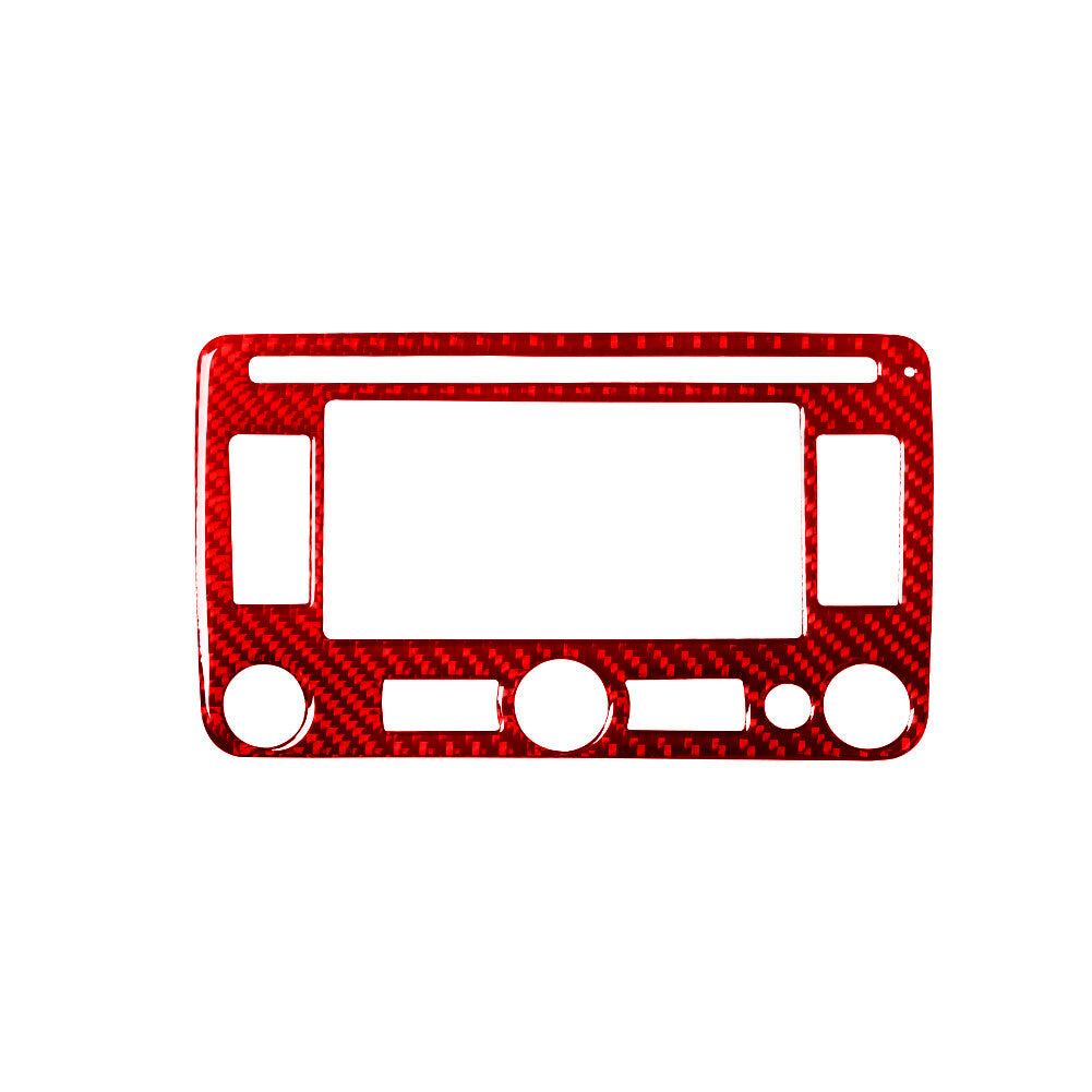 Red Carbon Fiber Storage Box Panel Trim Cover for Honda Accord Sedan 2003-2007 v