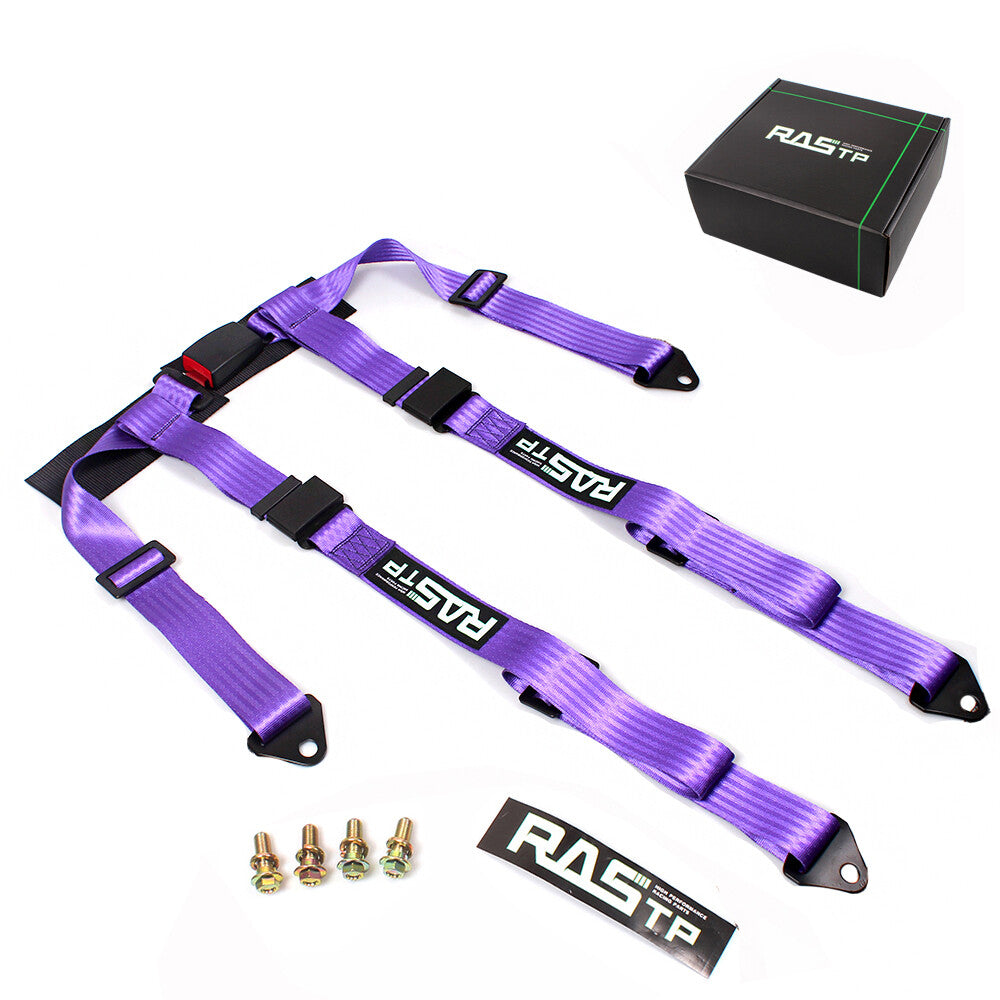 for Seat Belt Racing Sports 4 Point 2 Harness New Purple Belt for Seat Belt Q