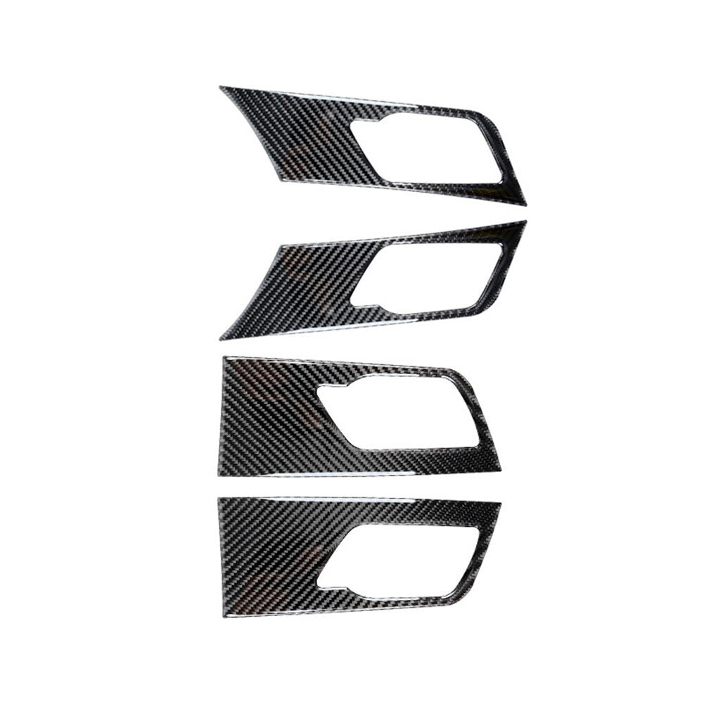 Glossy Black Gear Shift & Cup Holder Panel Cover Trim For Ranger 2019-2022 v