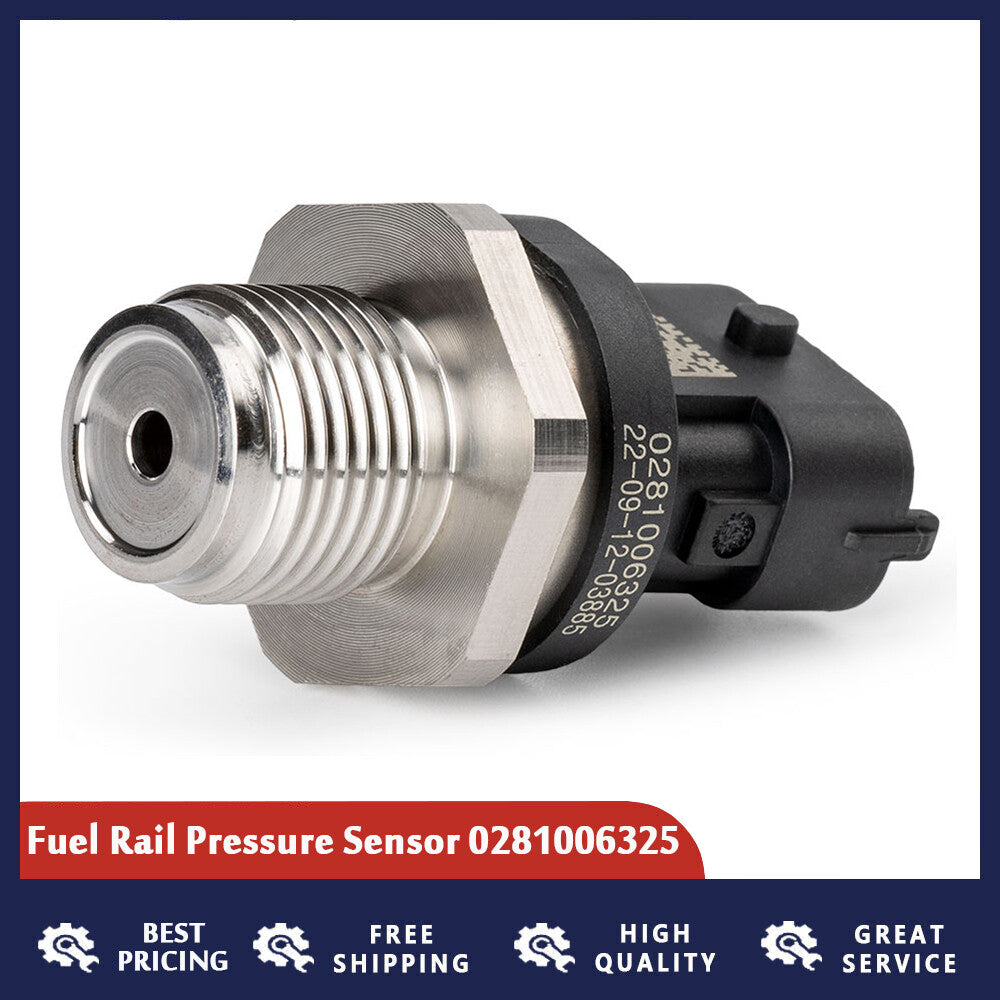 One fuel rail pressure sensor for Dodge for Ram 2500 3500 5.9L 0281006325