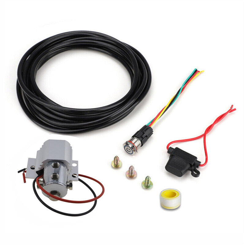 Silver Car Front Brake Line Lock Kit Brake Lock Roll Control Hill Holder Kit