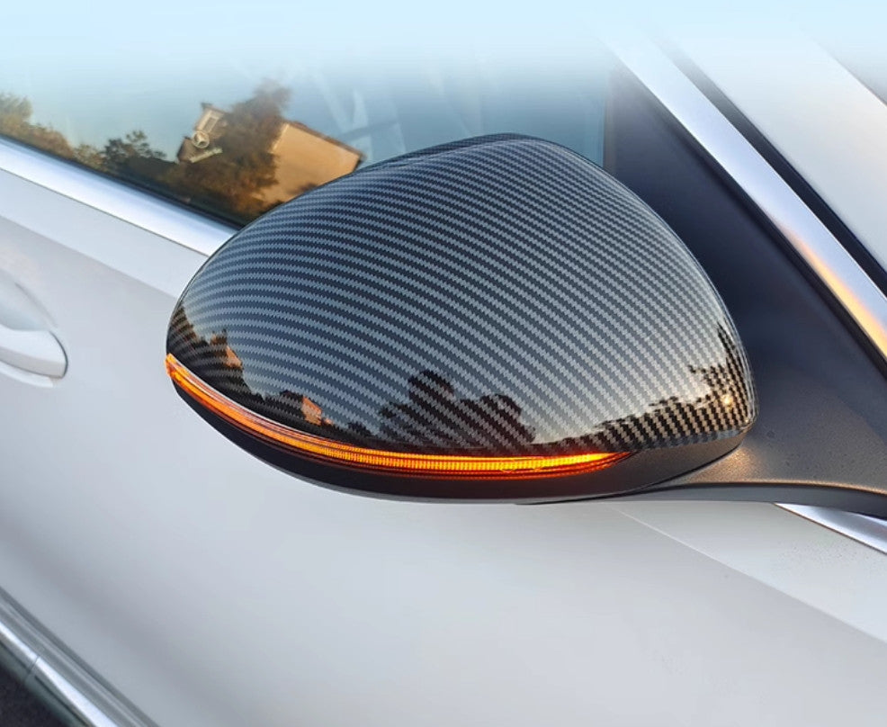 For 2022-2024 for Mercedes-Benz C-Class GLC Accessories Side Mirror Cover Guard Trim