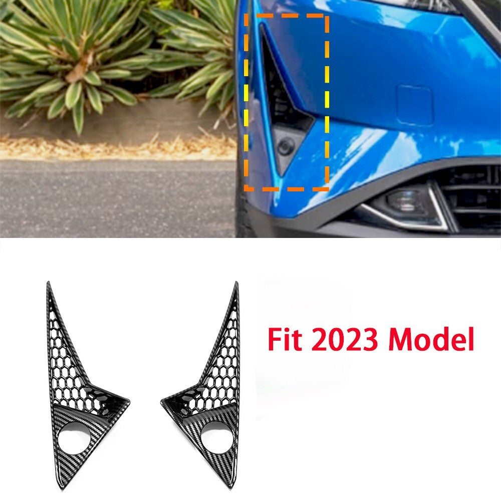 For 2023 for Nissan Qashqai Accessories Car Front Bumper Fog Light Lamp Cover Scuff