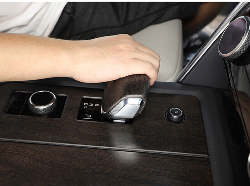 Wood Grain Console Gear Shift Knob Cover Trim for Range Rover Sport 2023-2024 n