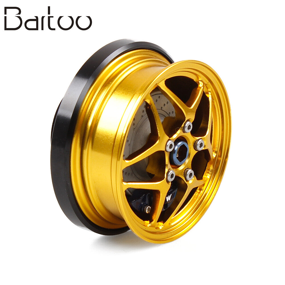 Gold Chrome Aluminum Engine Oil Cap Tank Cover Filler for Honda Q
