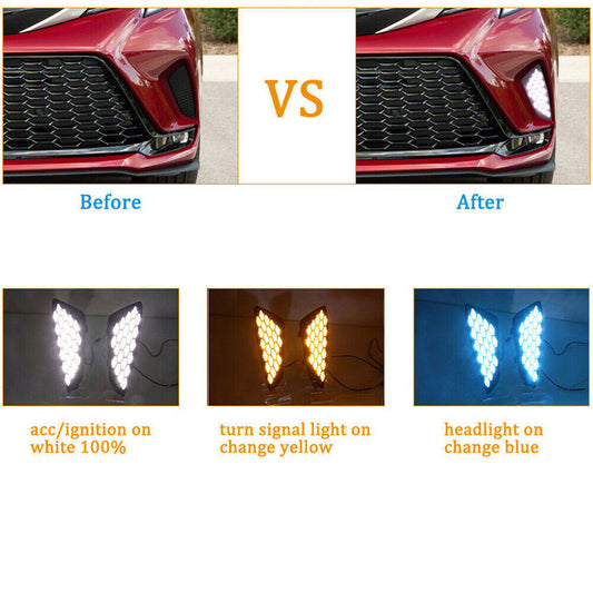 For Toyot@a for Sienna XSE 2023 LED Daytime Running Light Streamer Turn Signal n