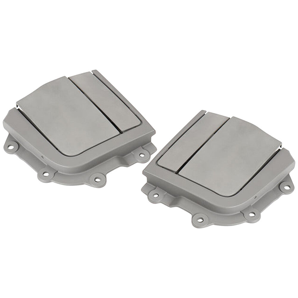 2Pcs Retractable Top Cover Deck Hinge Flap Gray Left+Right For 3-Series E93 M3 Q