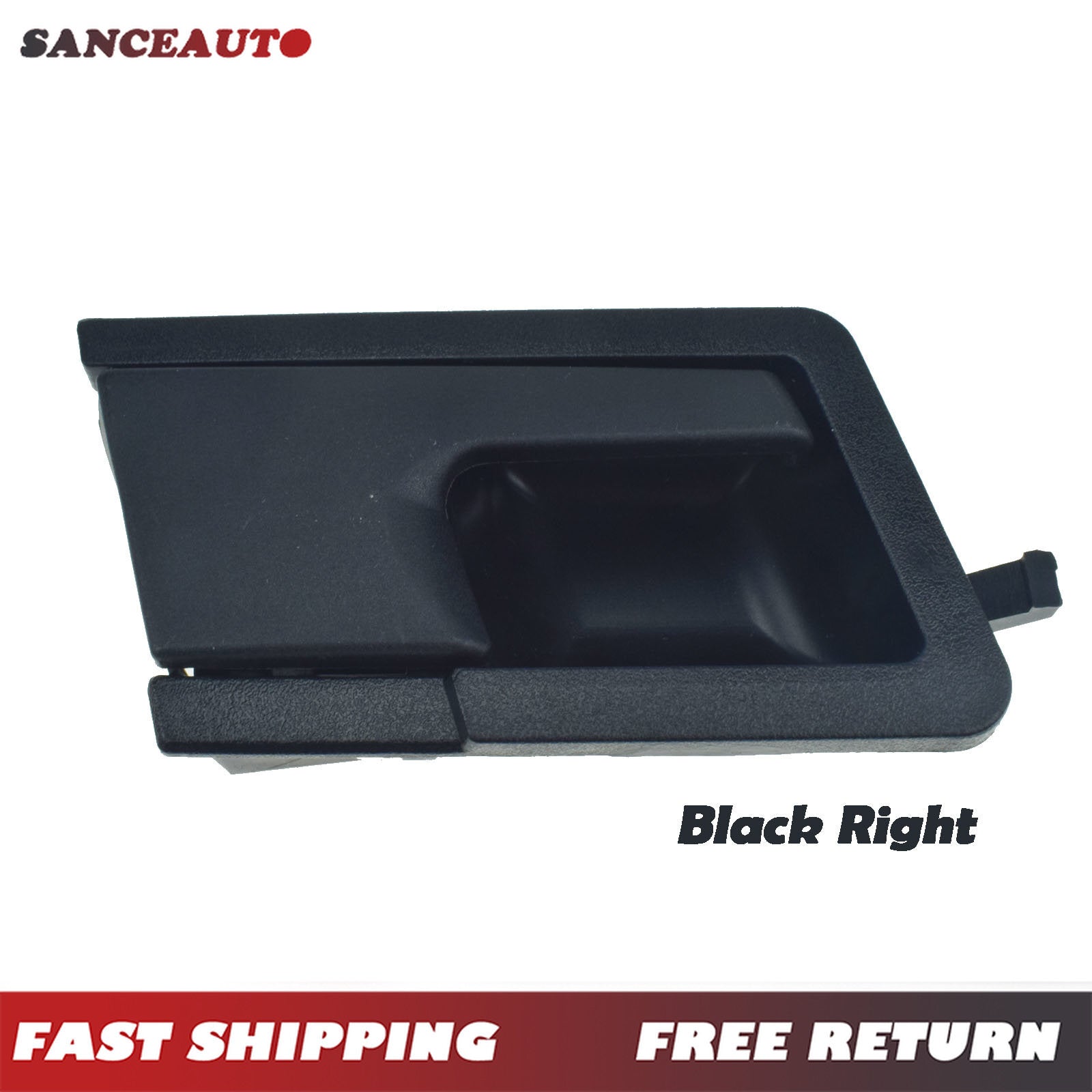 The black front right inner door handle is suitable for Transporter T4 90-03 EuroVan 92-03- n
